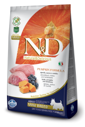 Farmina N&D dog GF PUMPKIN adult mini lamb & blueberry 2,5 kg