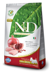 Farmina N&D dog GF adult mini chicken & pomegranate 2,5 kg