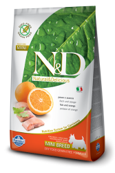 Farmina N&D dog GF adult mini fish & orange 2,5 kg