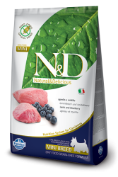 Farmina N&D dog GF adult mini lamb & blueberry 2,5 kg