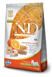 Farmina N&D dog LG adult mini codfish & orange 2,5 kg