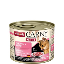 Animonda CARNY� cat Adult hov�dzie,morka a krevety 200 g konzerva