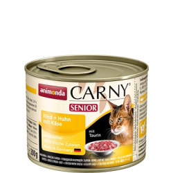 Animonda CARNY� cat Senior hov�dzie,kura a syr 200 g konzerva