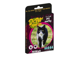 Dr.Pet spot-on pipety pre psy 5 x 1 ml