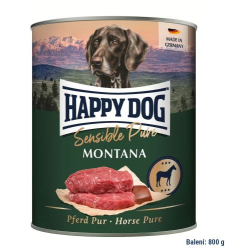 Happy Dog Pferd Pur Montana konsk� m�so 800 g