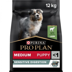 Purina Pro Plan Medium Puppy Sensitive Digestion jah�acie 12 kg